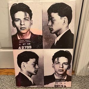 Frank Sinatra - Mug Shot - Canvas Print